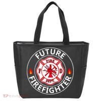 Future Firefighter Fire Fighter Badge Child Tote Bag thumb 0