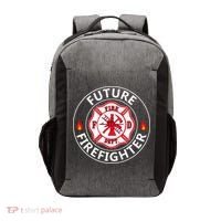 Future Firefighter Fire Fighter Badge Child Vector Backpack thumb 0
