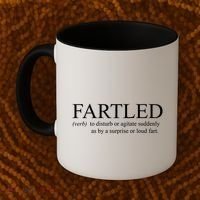 Fartled Funny Fart Definition Coffee Mug thumb 2