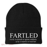 Fartled Funny Fart Definition Beanie thumb 0