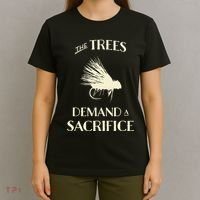 Fly Fishing For Trout Funny Fly Casting T-Shirt thumb 4