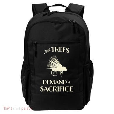 Fly Fishing For Trout Funny Fly Casting Backpack