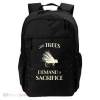 Fly Fishing For Trout Funny Fly Casting Backpack thumb 0