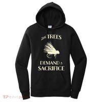 Fly Fishing For Trout Funny Fly Casting Women's Hoodie thumb 0