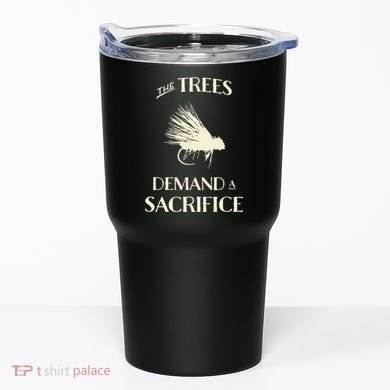 Fly Fishing For Trout Funny Fly Casting Tumbler