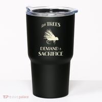 Fly Fishing For Trout Funny Fly Casting Tumbler thumb 0