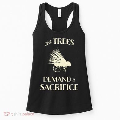Fly Fishing For Trout Funny Fly Casting Women's Tank Top