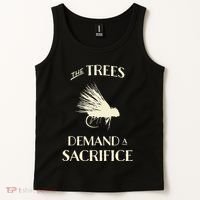 Fly Fishing For Trout Funny Fly Casting Tank Top thumb 2