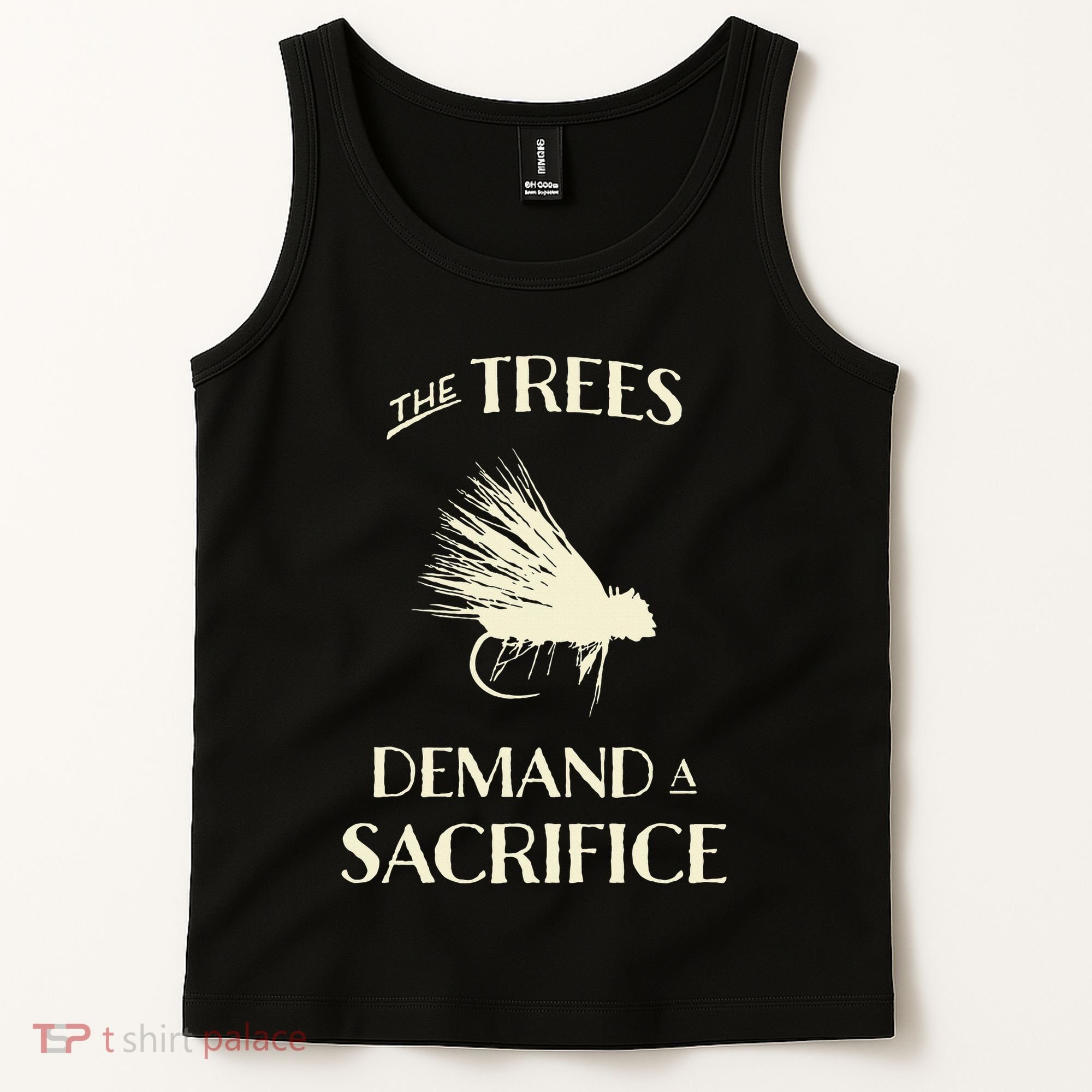 Fly Fishing For Trout Funny Fly Casting Tank Top