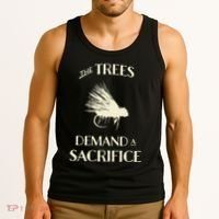 Fly Fishing For Trout Funny Fly Casting Tank Top thumb 3