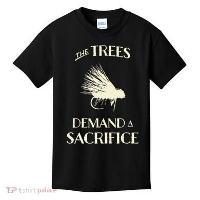 Fly Fishing For Trout Funny Fly Casting Kids T-Shirt