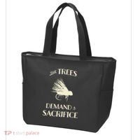 Fly Fishing For Trout Funny Fly Casting Tote Bag thumb 3