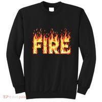 Fire Flame Fire And Ice Costume Sweatshirt thumb 0