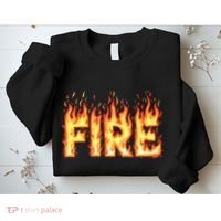 Fire Flame Fire And Ice Costume Sweatshirt thumb 2