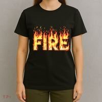 Fire Flame Fire And Ice Costume T-Shirt thumb 4