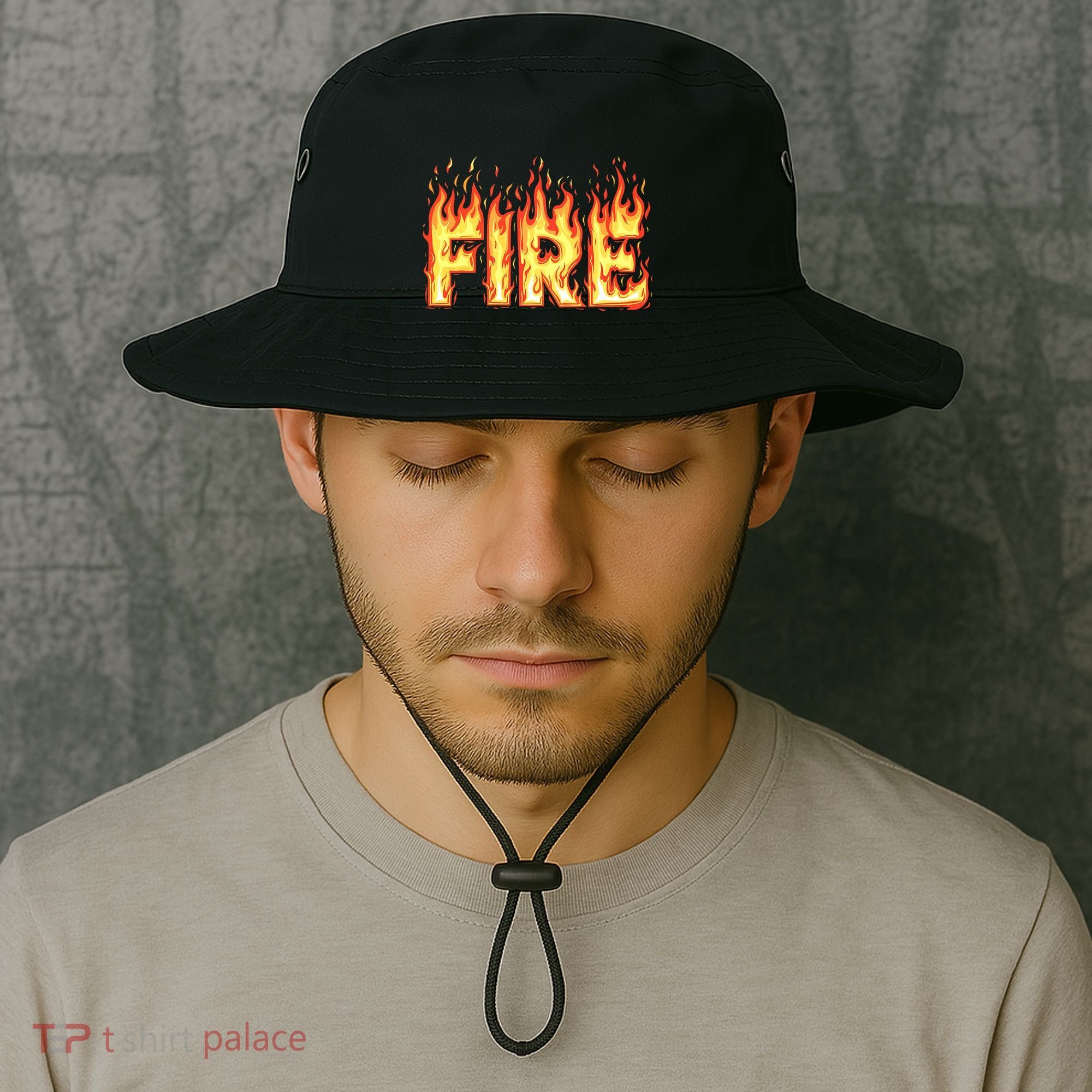 Fire Flame Fire And Ice Costume Bucket Hat