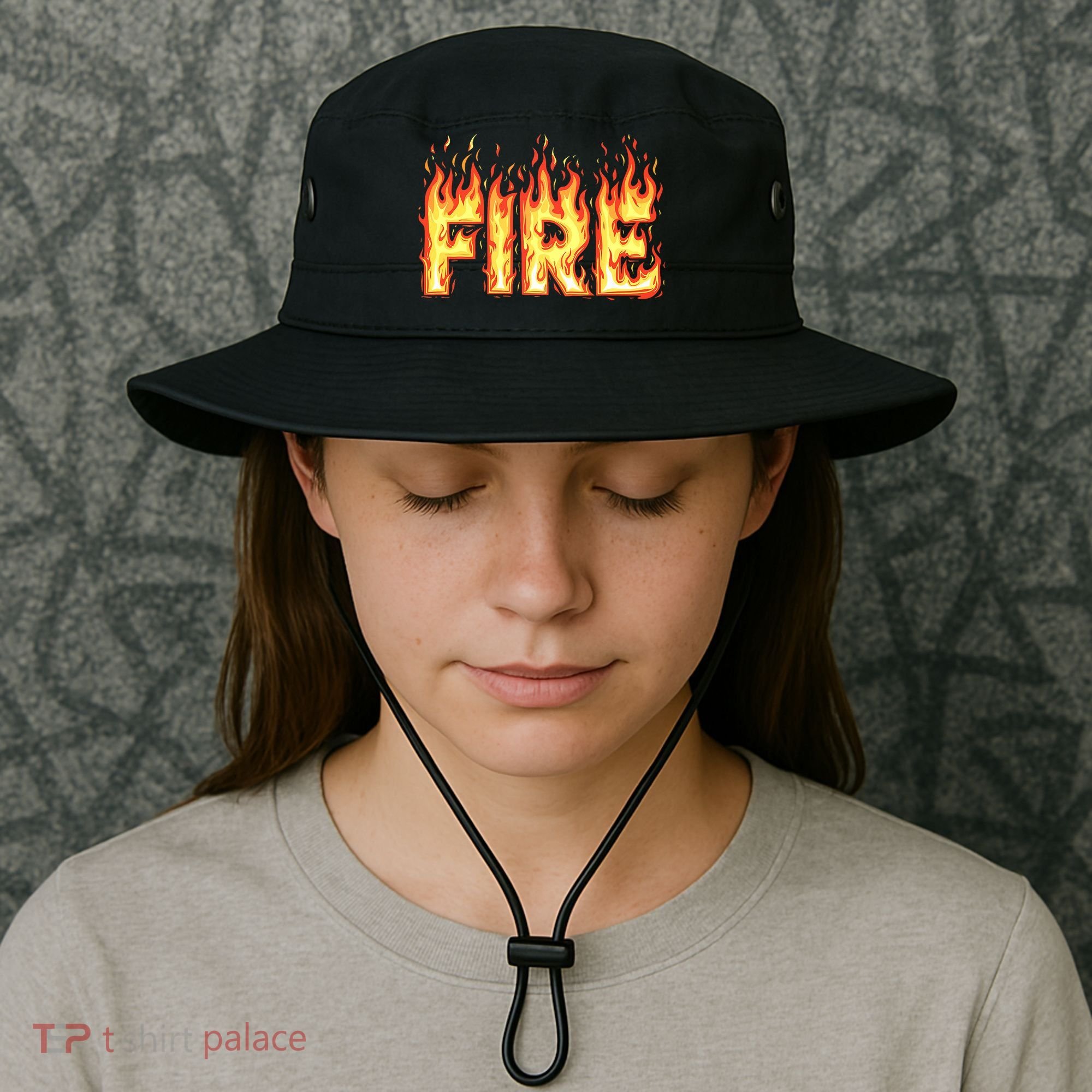 Fire Flame Fire And Ice Costume Bucket Hat