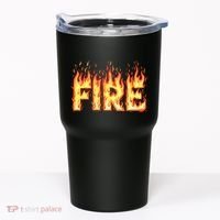 Fire Flame Fire And Ice Costume Tumbler thumb 0
