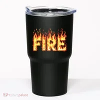 Fire Flame Fire And Ice Costume Tumbler thumb 0