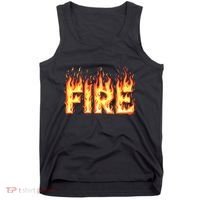 Fire Flame Fire And Ice Costume Tank Top thumb 0