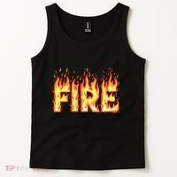 Fire Flame Fire And Ice Costume Tank Top thumb 2