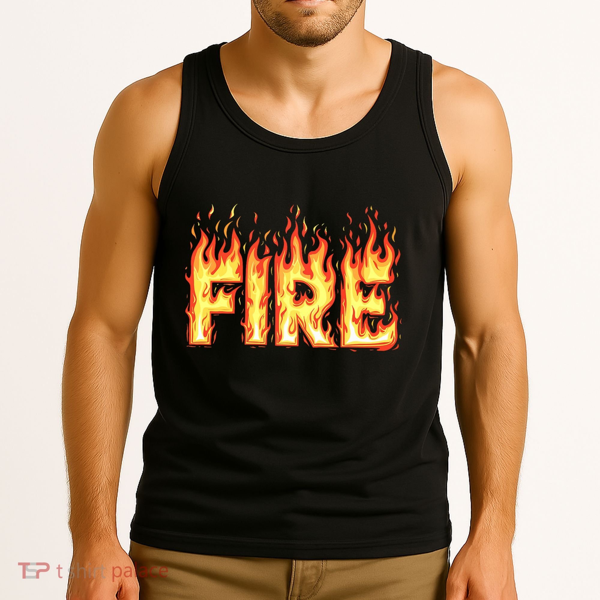 Fire Flame Fire And Ice Costume Tank Top