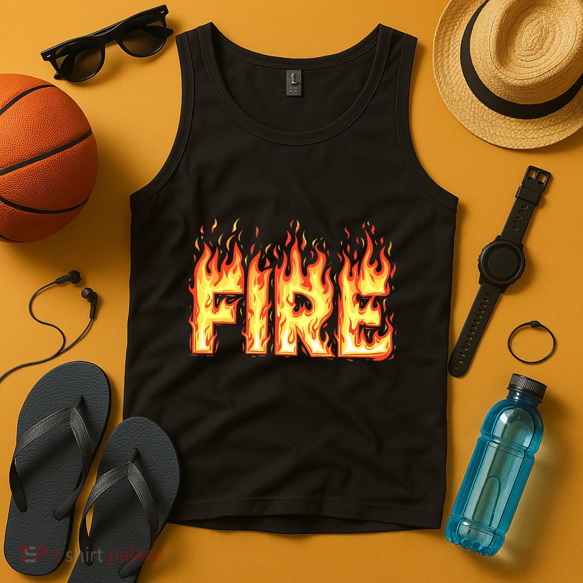 Fire Flame Fire And Ice Costume Tank Top