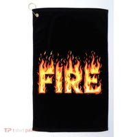 Fire Flame Fire And Ice Costume Golf Towel thumb 0