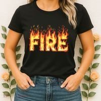 Fire Flame Fire And Ice Costume Women's T-Shirt thumb 2