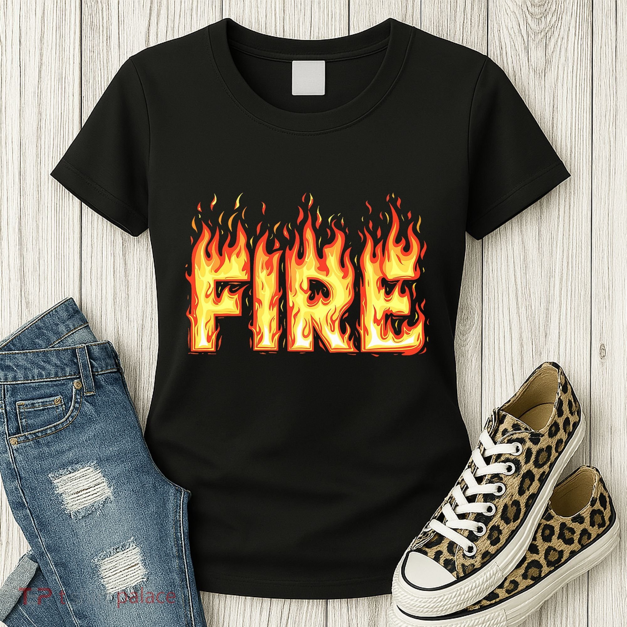 Fire Flame Fire And Ice Costume Women's T-Shirt