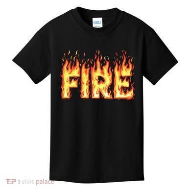 Fire Flame Fire And Ice Costume Kids T-Shirt