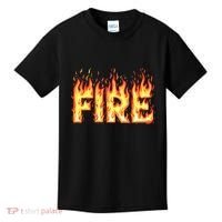 Fire Flame Fire And Ice Costume Kids T-Shirt thumb 0