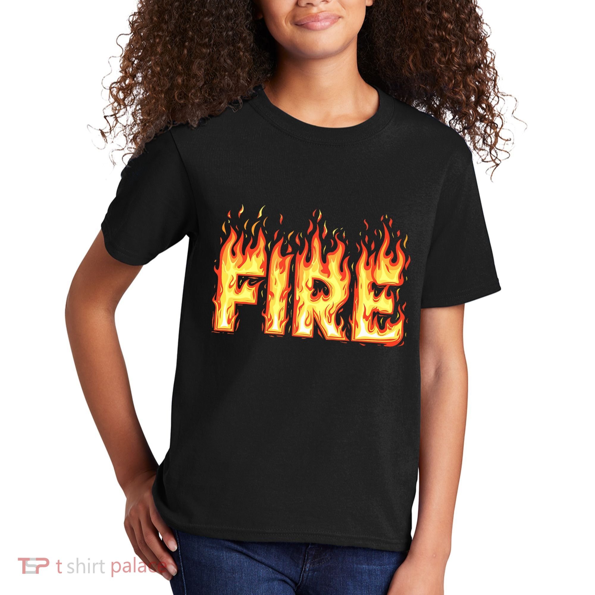 Fire Flame Fire And Ice Costume Kids T-Shirt