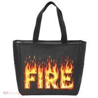 Fire Flame Fire And Ice Costume Tote Bag thumb 0