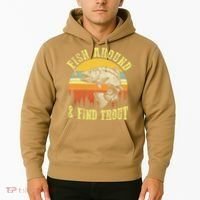 Funny Fishing Fish Around Find Trout Fishermen Hoodie thumb 2