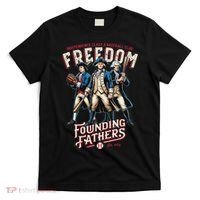 Freedom Founding Fathers Retro Minor League Baseball Team T-Shirt thumb 0