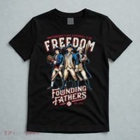 Freedom Founding Fathers Retro Minor League Baseball Team T-Shirt thumb 5