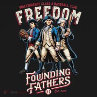 Freedom Founding Fathers Retro Minor League Baseball Team Women's Hoodie thumb 2