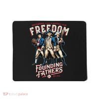 Freedom Founding Fathers Retro Minor League Baseball Team Mousepad thumb 0