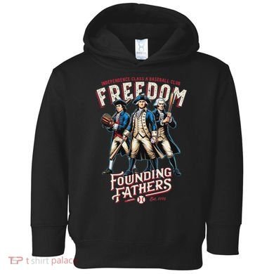 Freedom Founding Fathers Retro Minor League Baseball Team Toddler Hoodie