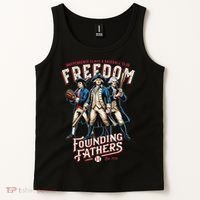 Freedom Founding Fathers Retro Minor League Baseball Team Tank Top thumb 2