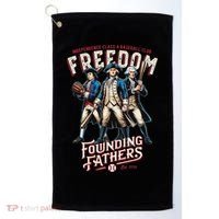 Freedom Founding Fathers Retro Minor League Baseball Team Golf Towel thumb 0