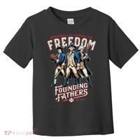 Freedom Founding Fathers Retro Minor League Baseball Team Toddler T-Shirt thumb 0