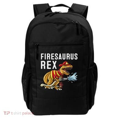Funny Firemen Firefighter Gift Dino Cool Firesaurus Rex Backpack