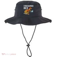 Funny Firemen Firefighter Gift Dino Cool Firesaurus Rex Bucket Hat thumb 0