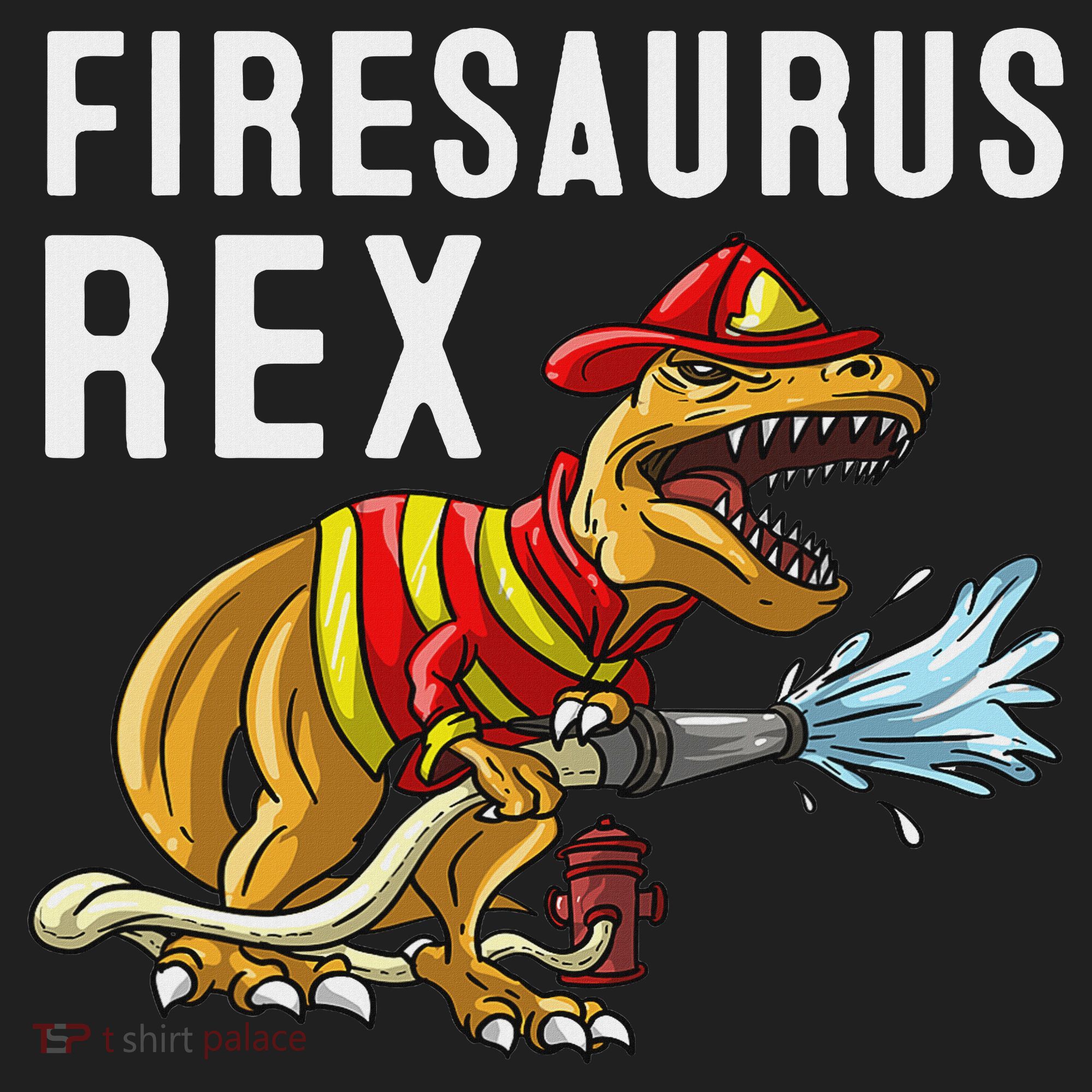 Funny Firemen Firefighter Gift Dino Cool Firesaurus Rex Beanie