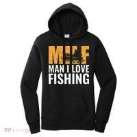 Fisherman Funny Fisher Milf Man I Love Fishing Women's Hoodie thumb 0
