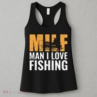Fisherman Funny Fisher Milf Man I Love Fishing Women's Tank Top thumb 3