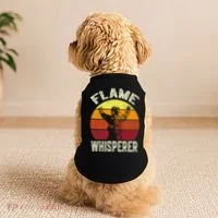 Funny Firefighting Fireman & Volunteer Firefighter Doggie Tank thumb 2