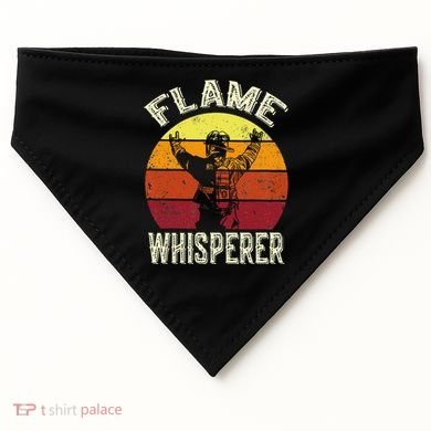 Funny Firefighting Fireman & Volunteer Firefighter USA-Made Doggie Bandana